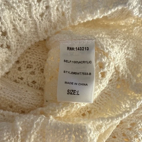 miss love knit vest / L / NWOT - Picture 8 of 8